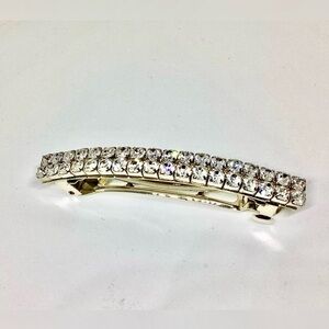 New! Super Sparkly Crystal Barrette Large Faux Diamond Hair Clip